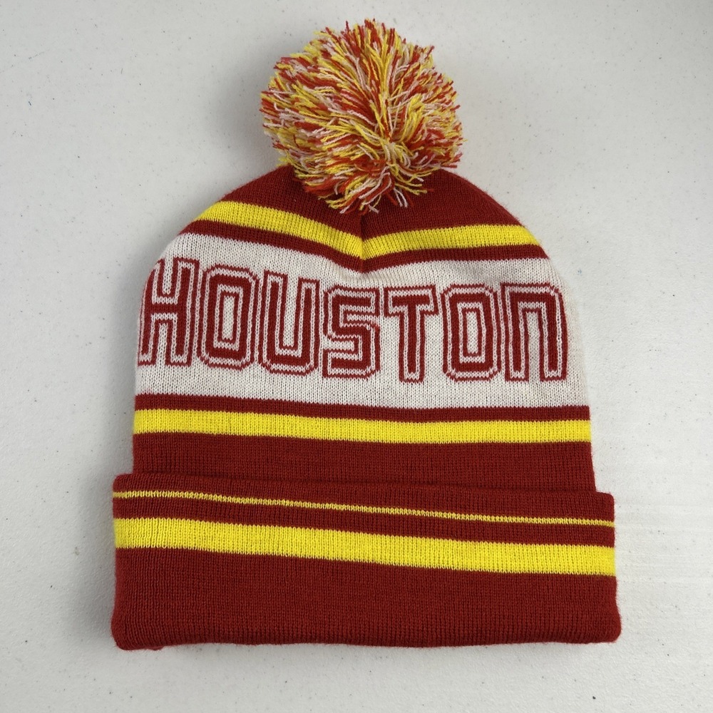 HOUSTON Rockets Pom / Cuff Knit Hat Beanie Carbon Element O/S